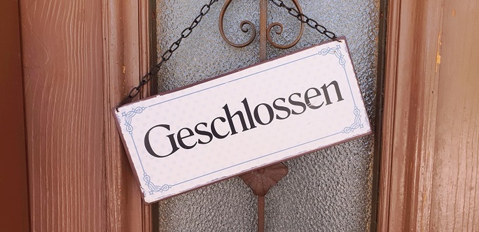 Geschlossen - Betriebsurlaub
