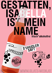 S'UHUdler Traubensaft Spritzer